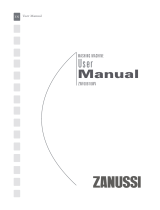Zanussi ZWF60810WV User manual