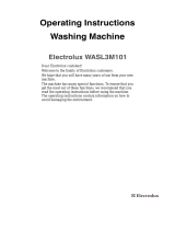 Electrolux WASL3M102 User manual