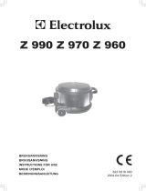 Electrolux Z970 User manual