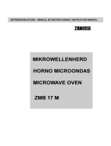 Zanussi ZMB17MX User manual