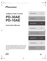 Pioneer PD-10AE User manual