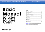 Pioneer SC-LX801 User manual