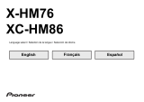 Pioneer X-HM76D User manual