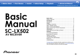 Pioneer SC-LX502 User manual