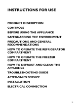 Smeg FR205A7 Owner's manual
