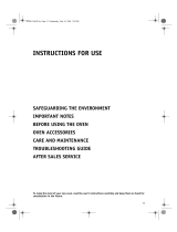 Bauknecht ESZ 4463/B WS Owner's manual