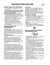Bauknecht KGA 325 PURE OPTIMA IO Owner's manual