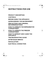 Smeg FR205A Owner's manual