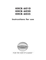 KitchenAid KRCB 6020 User guide