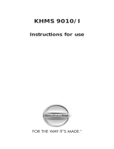 KitchenAid KHMS 9010/I User guide