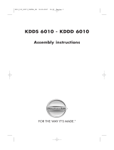 KitchenAid KDDS 6010 Installation guide