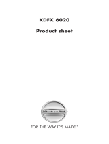 KitchenAid KDFX 6020 User guide