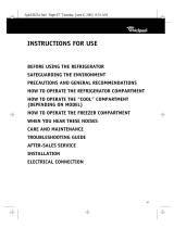 Whirlpool ARC 7920 User guide