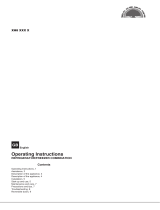 Indesit XH8 series Operating Instructions Manual