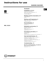 Indesit WIL 123 S (UK) User guide