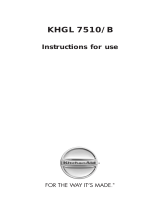 KitchenAid KHGL 7510/B User guide