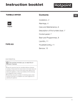 Hotpoint TVFS 83C GG.9 UK User guide