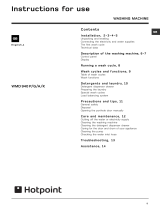 Hotpoint WMD 940 K (UK) User manual