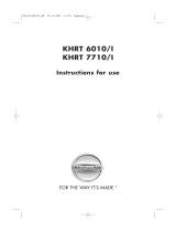 KitchenAid KHRT 6010/I User guide