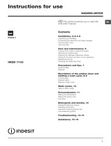 Indesit IWDD 7143 (UK) User guide