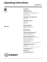 Indesit IDS 105 User manual