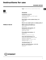 Indesit PWDE 81480 W (UK) User guide