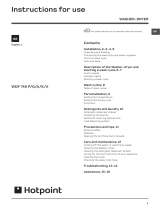 Hotpoint WDF 740 K (UK) User guide