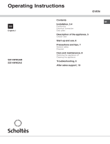 Scholtes SD14WHGAB User guide