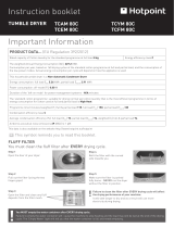 Hotpoint TCAM 80C P/Z (UK) User guide
