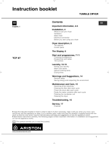 Ariston TCF 87B 6H1 (AUS) User guide