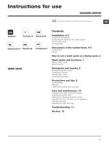 Whirlpool WDD 9640B EU Owner's manual