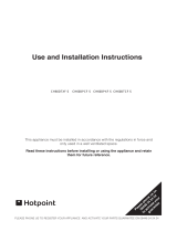 Hotpoint CH60DTCF S User manual