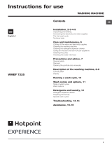 Hotpoint WMEF 7225 User manual