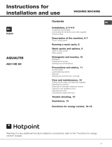 Hotpoint AQ113D 69EH UK User guide