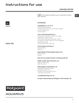 Hotpoint WDD 756P UK User guide