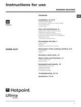 Hotpoint SWMD 8437 UK User guide