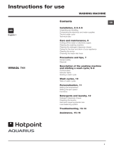 Hotpoint WMAQL 741 P UK User guide