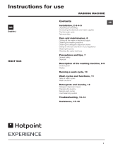 Hotpoint HULT 943K UK User guide