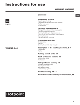 Hotpoint WMFUG 842P UK User guide