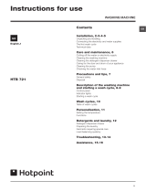 Hotpoint HTB 721P UK User guide