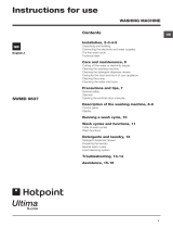 Hotpoint WMUD 963 User manual