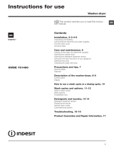 Indesit XWDE 751480X S UK User guide