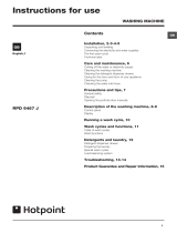 Hotpoint RPD 9467 J UK User guide