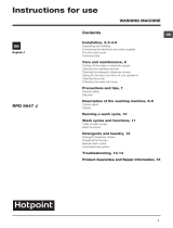 Hotpoint RPD 9647 J UK User guide