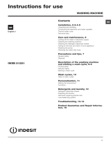 Indesit IWSB 51251 ECO UK.M User guide