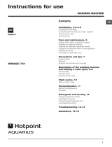 Hotpoint WMAQC 741P UK User guide