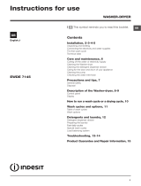 Indesit IWDE7125S(UK) User guide