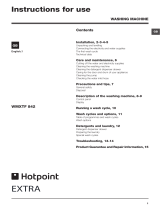 Hotpoint WMXTF 842P UK.M User guide
