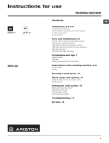 Indesit RPG 82 SS GCC User guide