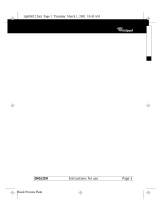 Whirlpool AWM 6100/1 User guide